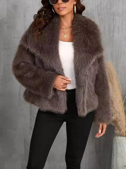 TWOTWINSTYLE Solide Temperament Jacken Für Frauen Revers Langarm Patchwork Tasten Designer Mäntel Weibliche Mode Stil Kleidung