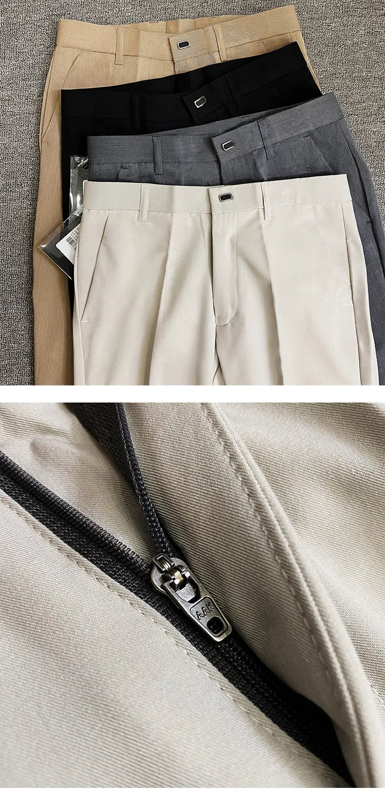 Men Suit Pants Dress Pantalone Hombre Stretch Slim Formal Trousers Calça Masculina Solid Color Casual Pants Fashion Men Clothing