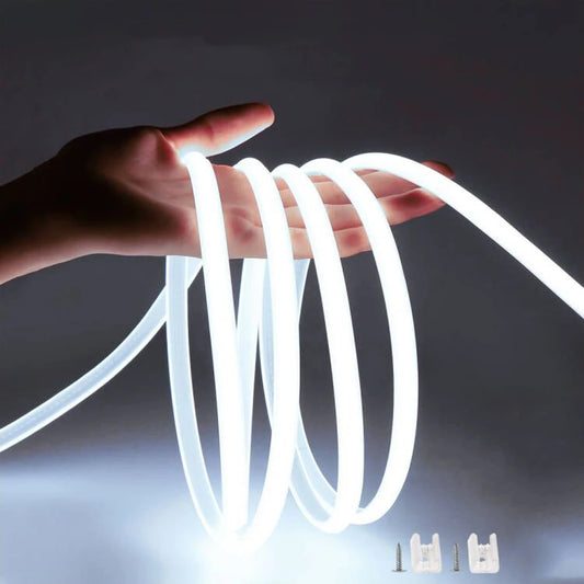 35M 30M 10M 5M 3M 110V 220V Super Helle COB LED Streifen mit Schalter FOB LED Band Band EU UNS Stecker Neon Lichter Für Outdoor Garten.