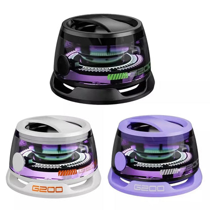 G200 Magnetic Portable Bluetooth 5.3 Speaker Mini Sound Box Multifunctional LED Color Light Stereo Soundbar Wireless Loudspeaker