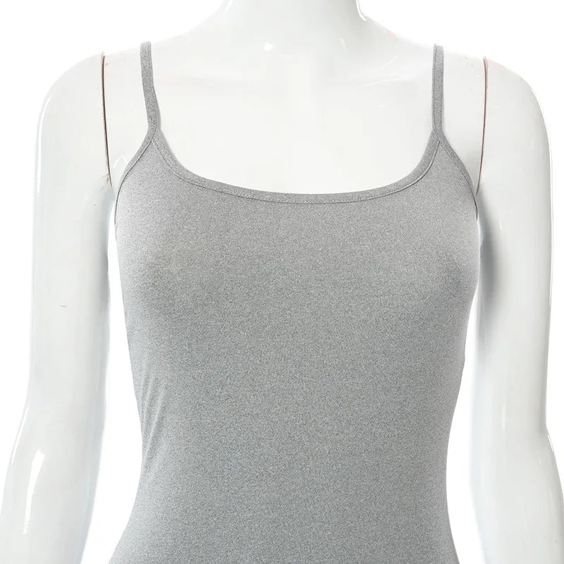 Europa und die Vereinigten Staaten grenz überschreitende Außenhandels frauen einfarbig sexy schlank High Step Slip Kleid.