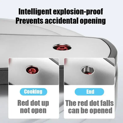 Pressure Cooker Multifunctional Pressure-Limited Explosion-proof Pressure Cooker Stainless Steel Kitchen Pressure Pot.