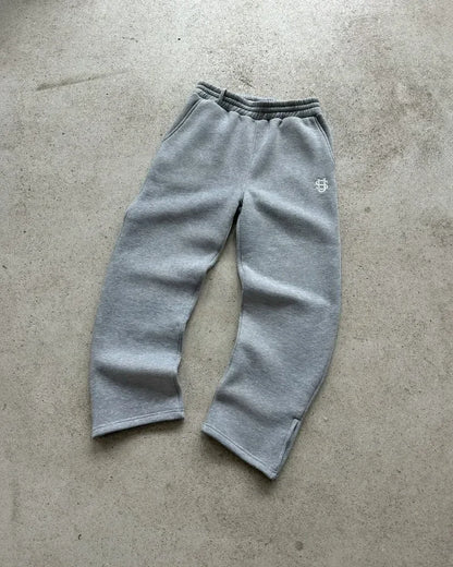 Y2K Retro Gerade Hosen Trainingsanzug Streetwear Hosen Personalisierte Hose Bein Zipper Stickerei Hip Hop Casual Jogger Männer Hosen