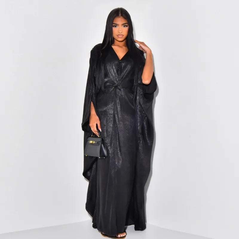 Eid Saudi Arabia Muslim Modest Dress for Women Islam Dubai Abaya Luxury Holiday Party Jalabiya Kebaya 2024 Turkey Kaftan Gown.