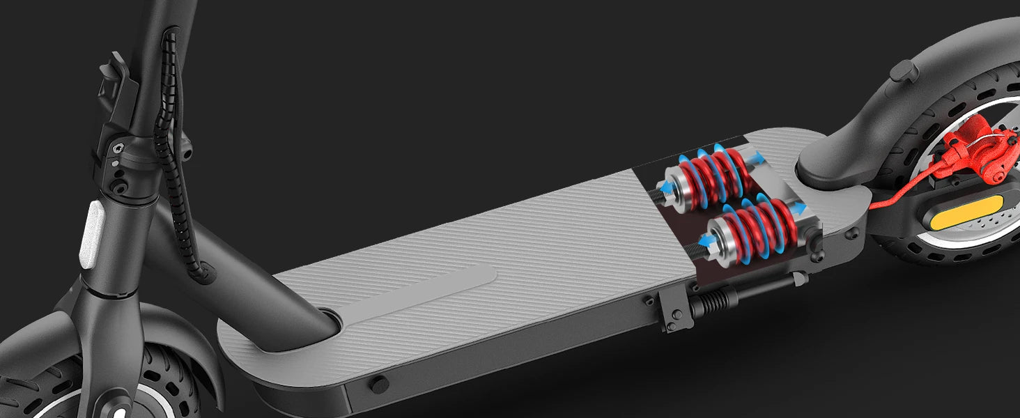 5TH WHEEL E30 ABE Adult Electric Scooter 350W Motor 36V 7.5AH Battery City Electric Scooter 8.5" Solid Tires Foldable E-Scooter.