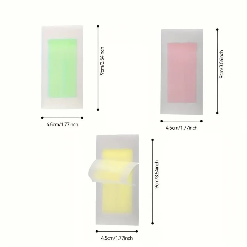 20pcs Hair removal wax paper for lips, facial beard, lips, eyebrows, high bikini line, multi-purpose hair removal wax paper.