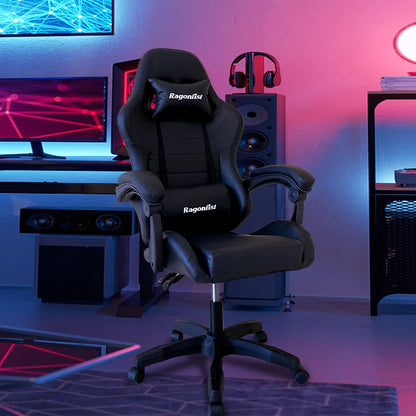 Rosa gaming stuhl für mädchen computer stuhl höhe einstellbar komfortable bürostuhl mit kopfstütze lenden kissen Swivel Stuhl