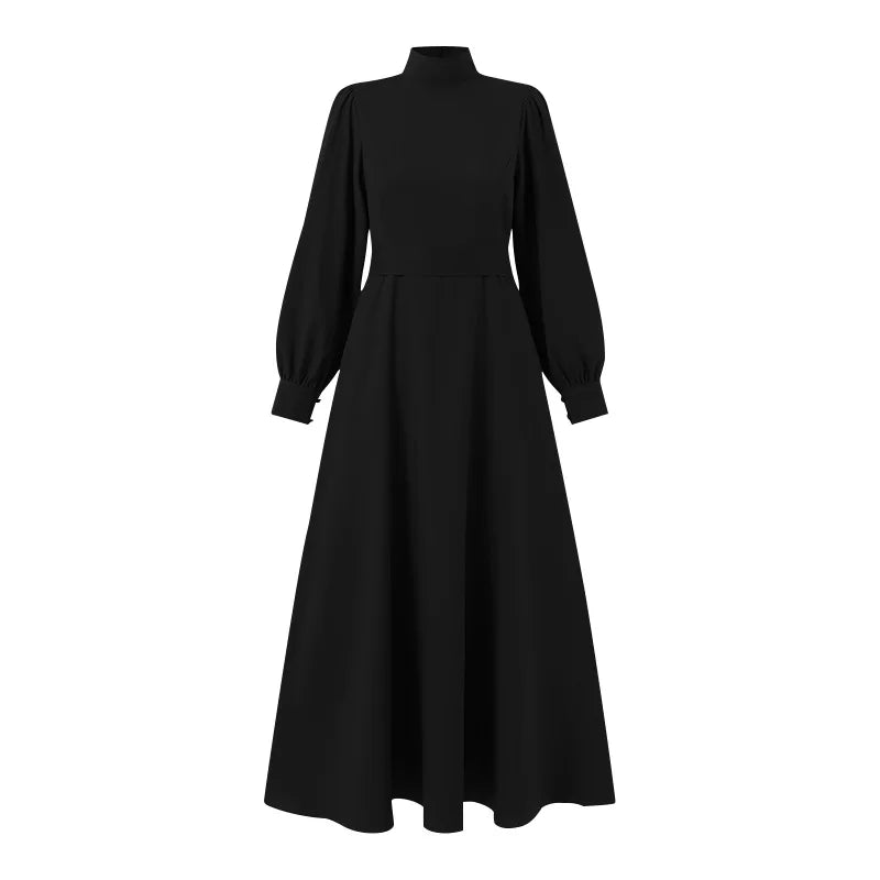 Muslim Women Abaya Long Sleeve Turkish Dresses Women Eid Long Maxi Dress Kaftan Arab Robe Dubai Islamic Clothing Moroccan Kaftan.