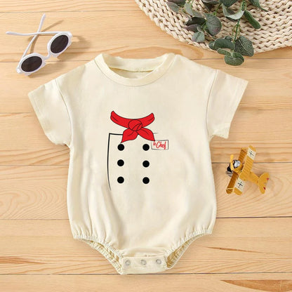 Sous Chef Baby Bodysuit lustige Blase Stram pler Baby Shirt Baby party Geschenk Papas Sous Chef Kleinkind Outfits.