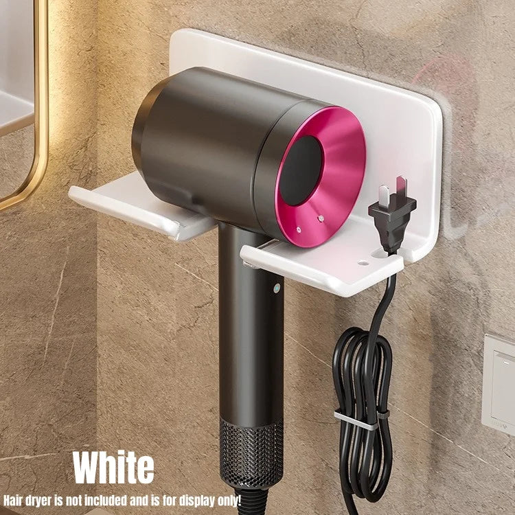 Universal Haar Trockner Halter Bad Haarglätter Stehen Nagel Kostenloser Wand Regale Zimmer Lagerung Rack Wand-montiert Hause Regal