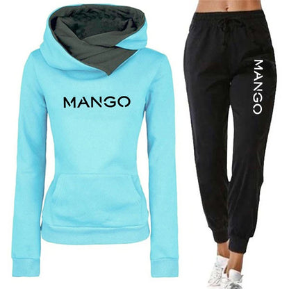 Women's Hoody Tracksuit 2pcs Set Autumn Winter Daily Casual Sporty Jogging Suit Hoodie Sweatpants Ladies Home Outdoor Outfits.