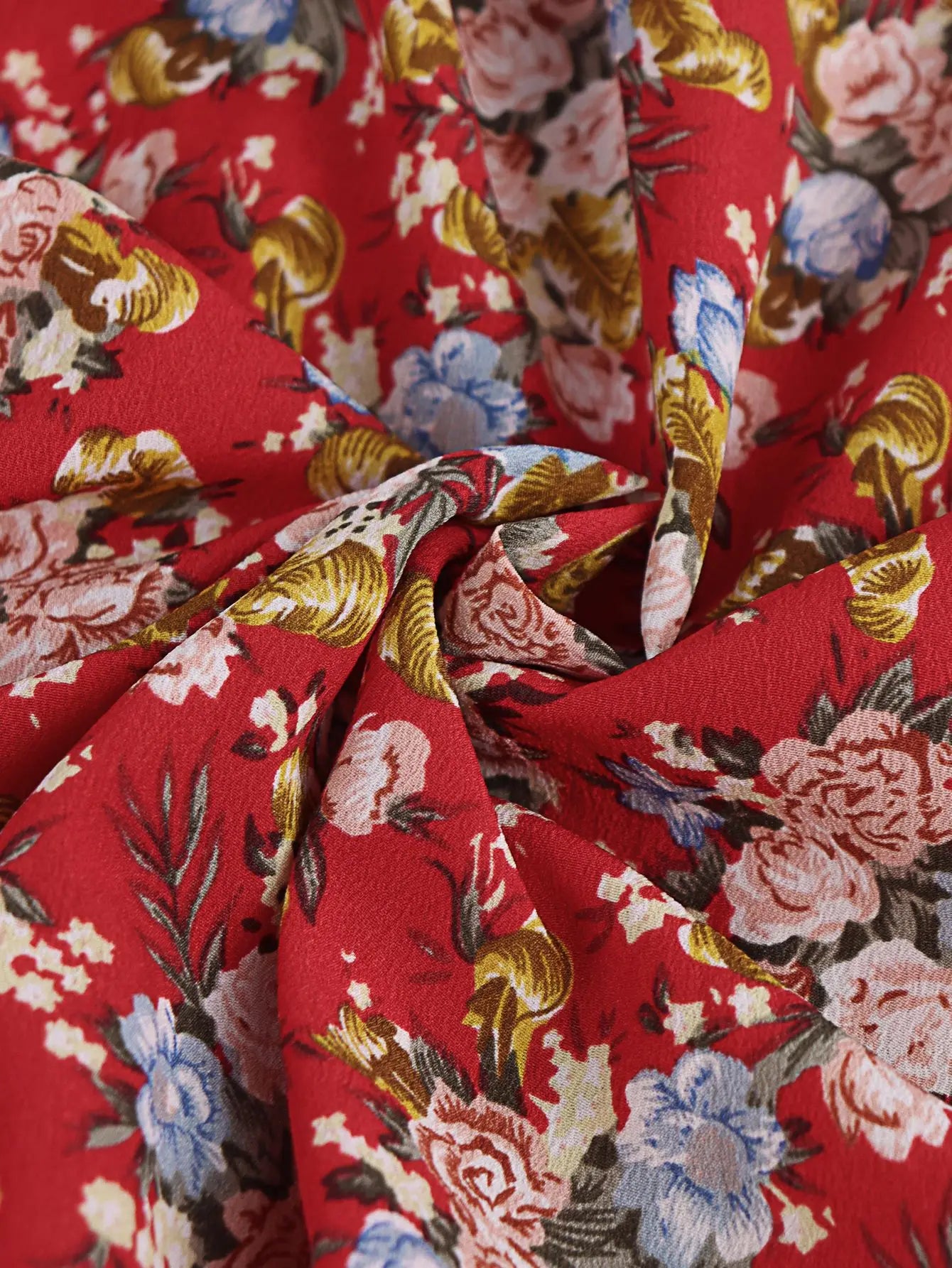 kleider damen,damen kleidung,Sommer Sexy Kurzes Kleid Frauen Casual Blumendruck Backless Lace-up Strand Sommerkleid Mode V-Ausschnitt Blau Rüschen A-Linie Kleider 2025.