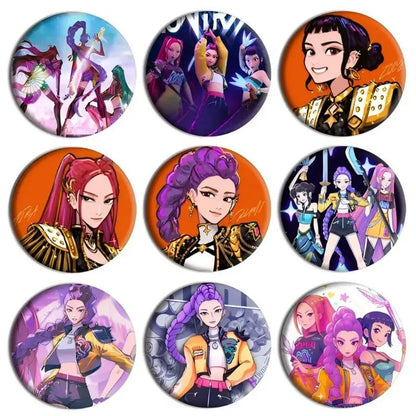 Kpop Demon Hunter Geburtstag Party Dekoration Geschirr Thema für Mädchen Event liefert Kuchen Topper Candy Box Teller Tassen Servietten