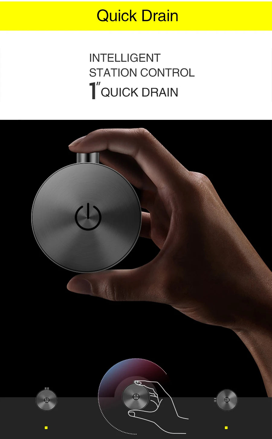 ASRAS Nanometer Black Flip Cover Hidden kitchen Sink 304 Stainless Steel 4mm Thickness Handmade Stepped Sinks Cup Rinser Sinks