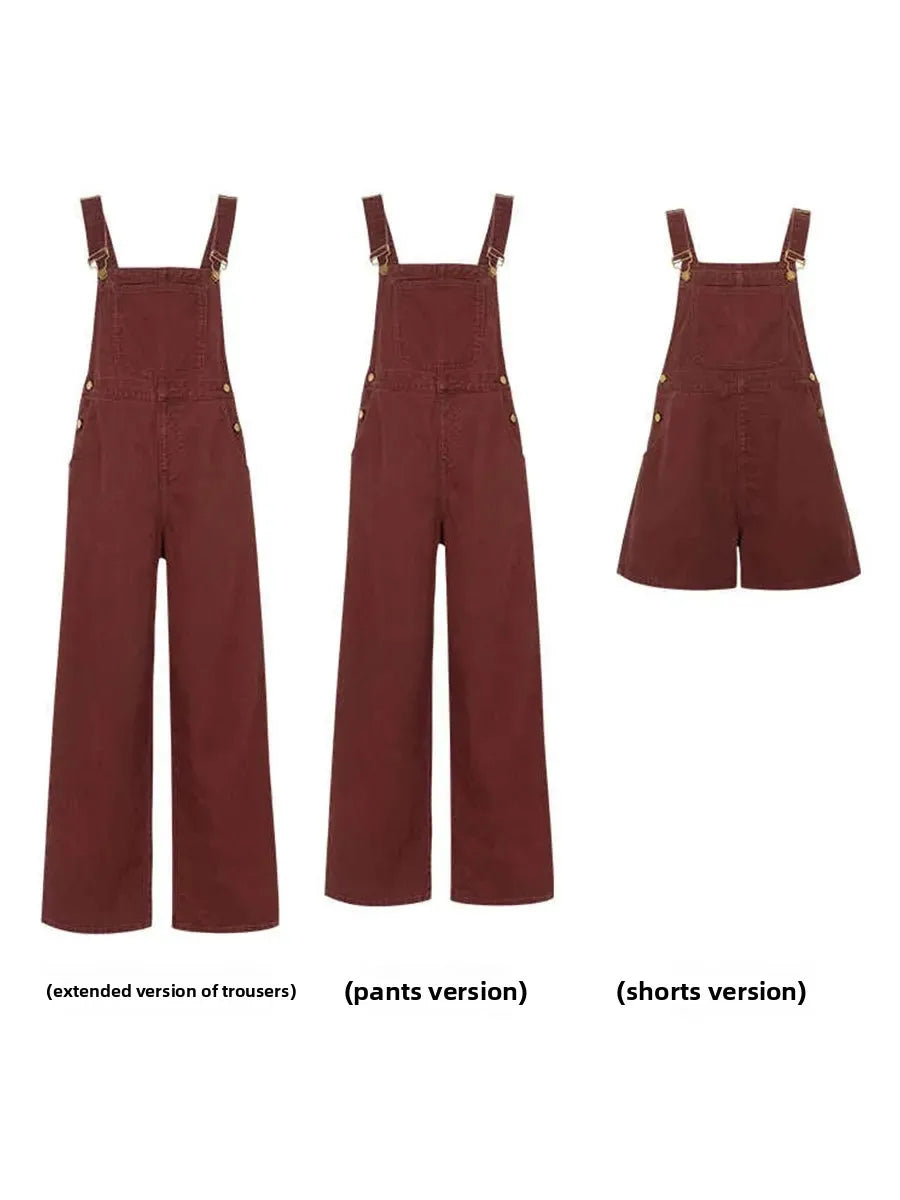 MeiYang Jamsuit Adjustable Shoulder Strap Jumpsuit Long/Short Pants Youthful Spunky One-Piece Overalls Chinese Brand Women's Clo.
