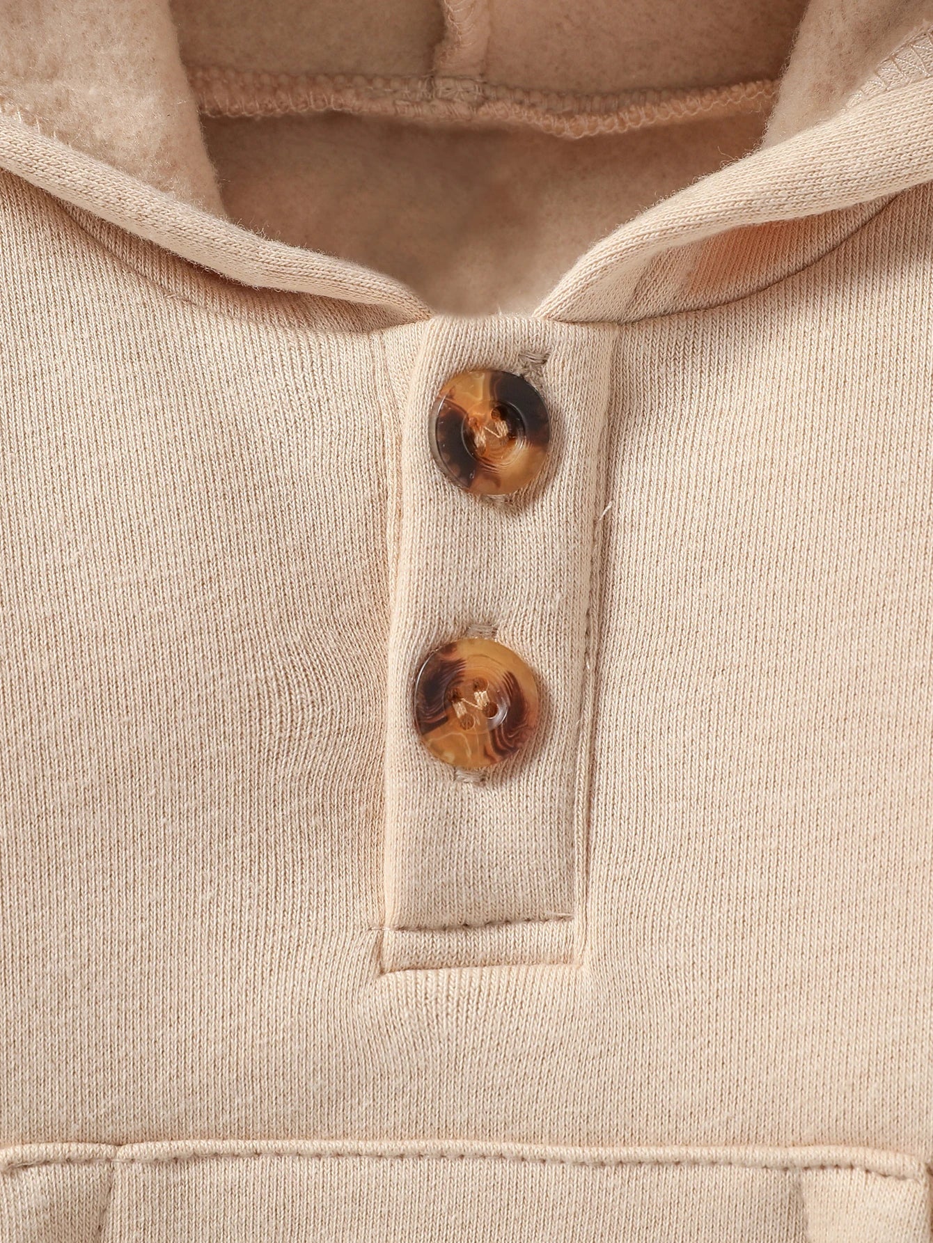 Baby Boys Solid 2PCS Antumn/Winter Long Sleeve Hooded Sweatshirt +Trousers For Newborn-6M Daily Cute Clothing Set.