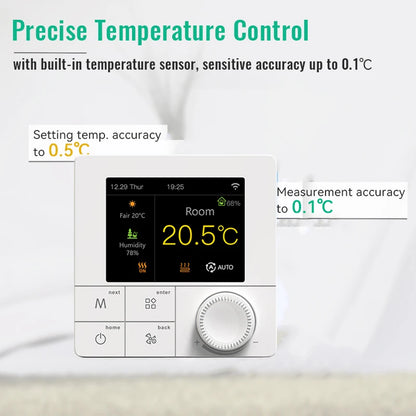Tuya WIFI Thermostat Electric/Water/Gas Boiler Floor Heating Control Temperature Remote Controller Smart Life Google Home Alexa.