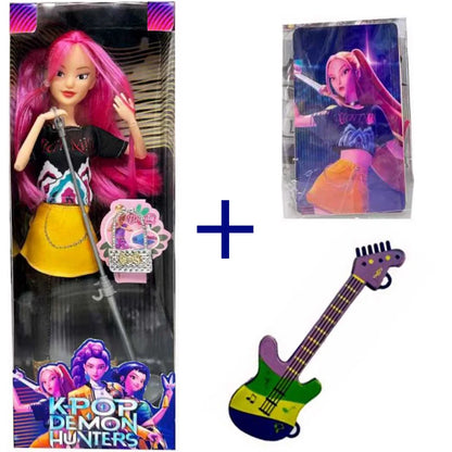 2025 Popular New Korean Wave Girl Group K-POP Witch Hunt Doll Rumi Mirazoi Toy Vinyl Doll Christmas Children's Birthday Gift.