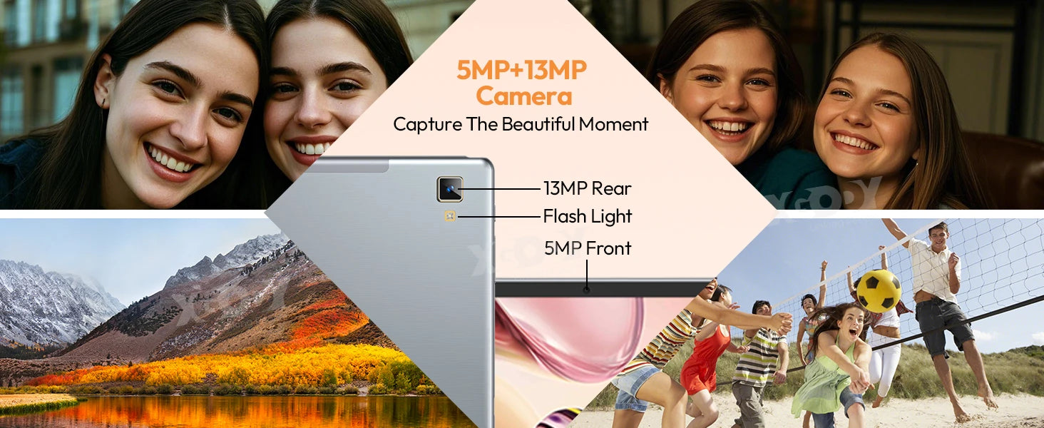 XGODY P60 Pro Android 15  256GB Tablet PC 10 Zoll ultra-klares 90Hz Display 24GB(8+16) 256GB 8000mAh Akku Tablet.