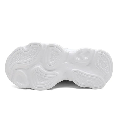 Children Shoes Kids Casual Sneakers Black Pu Leather Sports Shoes for Boy Girls White Shoes School Running Tennis Sneaker.