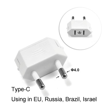 US-Elektrostecker-Adapter, europäisch, EU auf US, Amerika, China, CN, Kanada, CA, Reiseadapter, 2-poliger Stecker, Typ A, Konverter, Netzteil