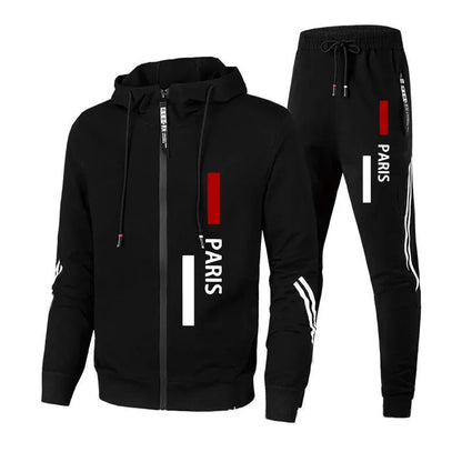 Hot Sales Quality Sports Sweatshirts Men Daily Men Tracksuit Autumn Winter Travel Men's Parka Coat and Sweatpants Outdoor Hoodie.