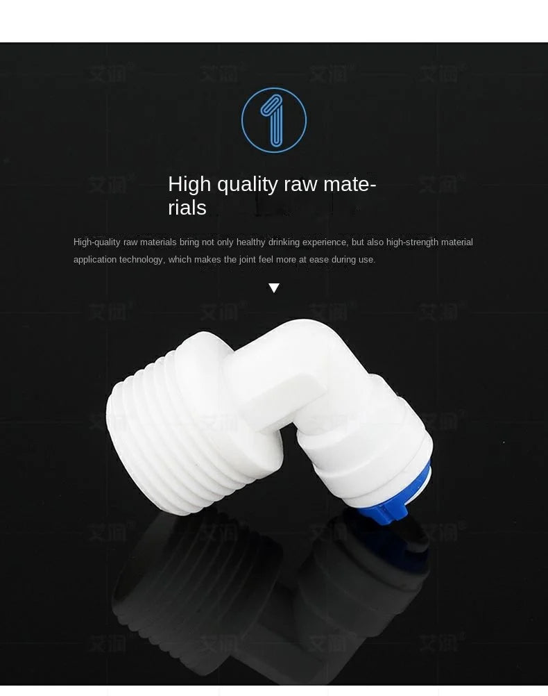 Fit for 1/4" 3/8" OD Tube Straight  Equal Reducer Connector Fitting Aquarium Reverse Osmosis RO Water Dispenser