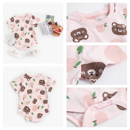 Sanlutoz Baby Jungen Mädchen Bodys Sommer Baumwolle Kleinkind Kleidung Cartoon Unisex Kurzarm