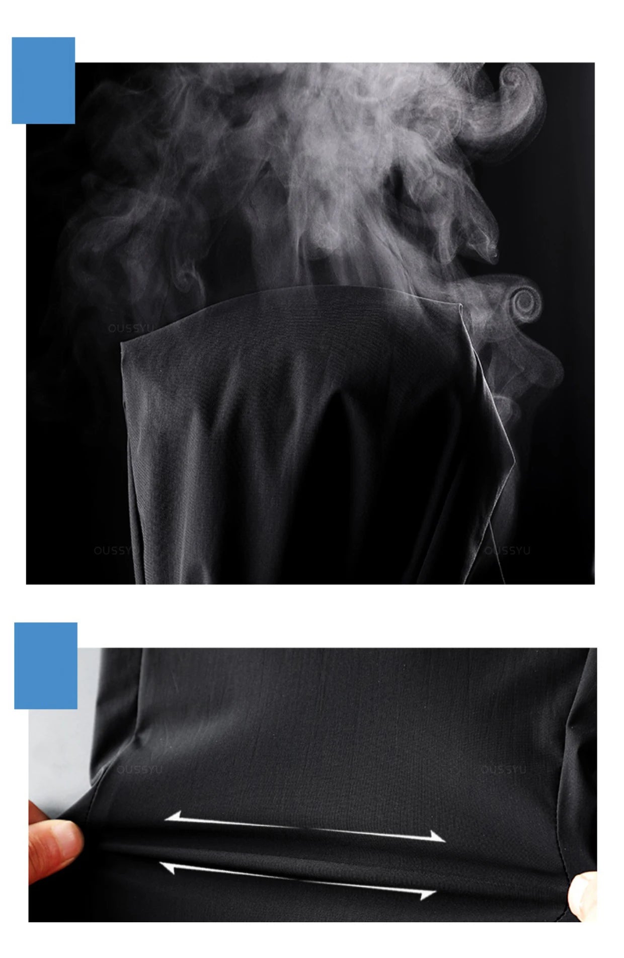 Summer Stretch Suit Pants Men Thin Business Solid Color Slim Ankle-Length Casual Formal Office Trousers Male Plus Size 28-38.