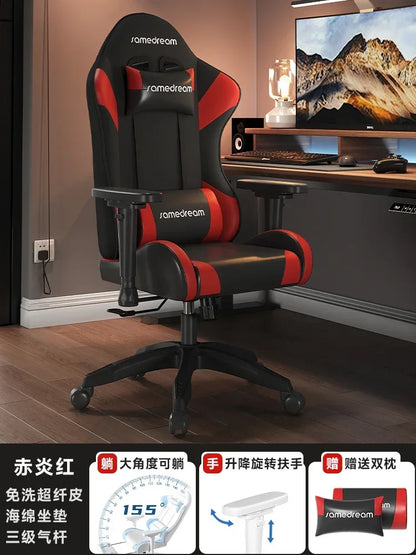 Moderne Gaming-Bürostühle, Computer, ergonomisch, drehbar, Komfort-Bürostühle, verstellbare mobile Büromöbel, Bureaustoel LLOC