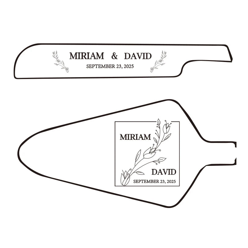 Personalised Wedding Cake Knife Shovel Custom Bride Gift Gold/Silver Cutting Server Set Engraved Birthday Party Cake Dinner Deco.