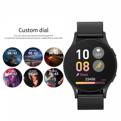 KESHUYOU 2025 New Bluetooth Call Smart Watches Pro 1.32” Inch 160*160 Custom Dials Sport Men And Woman Health Monitor Smartwatch.
