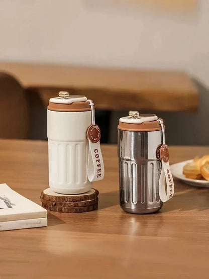 450ML Smart Travel Coffee Mug Display Led Temperature Thermos Mug Stainless Steel Insulated Thermos Bottle Portable Vacuum Flask.