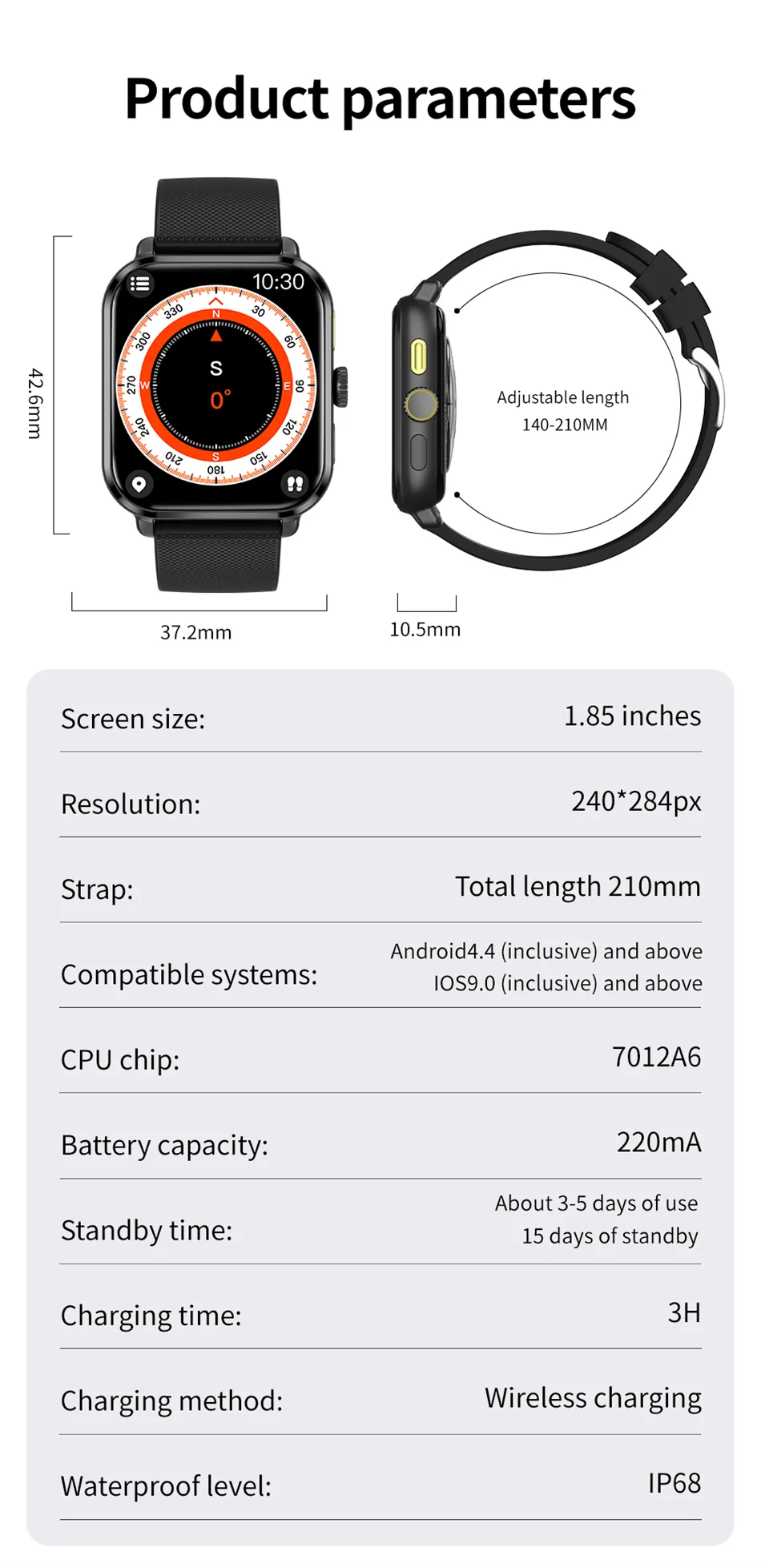 New 1.95" Smart Watch women Voice Call Heart rate Blood Pressure Custom Watches dial GPS Sport trajectory Smartwatch Men Women.