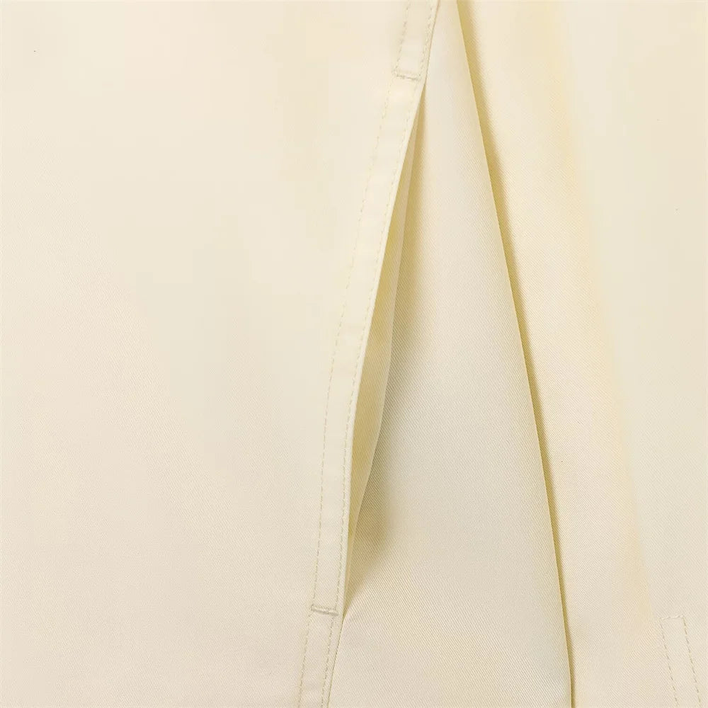 UNIZERA Women's Jacket with Simple and Versatile Zipper Collar Long Sleeve Style Summer New Style Jacket.