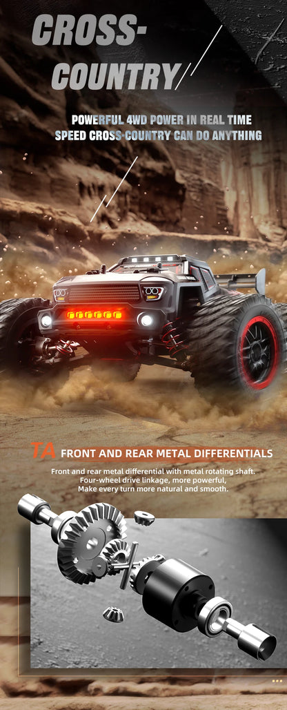 ZLL SG316 MAX 1:16 High Speed Drift Racing Car 80KM/H Brushless Motor 4WD RC Off Road Car Monster Trucks Toys for For Kids Gifts.