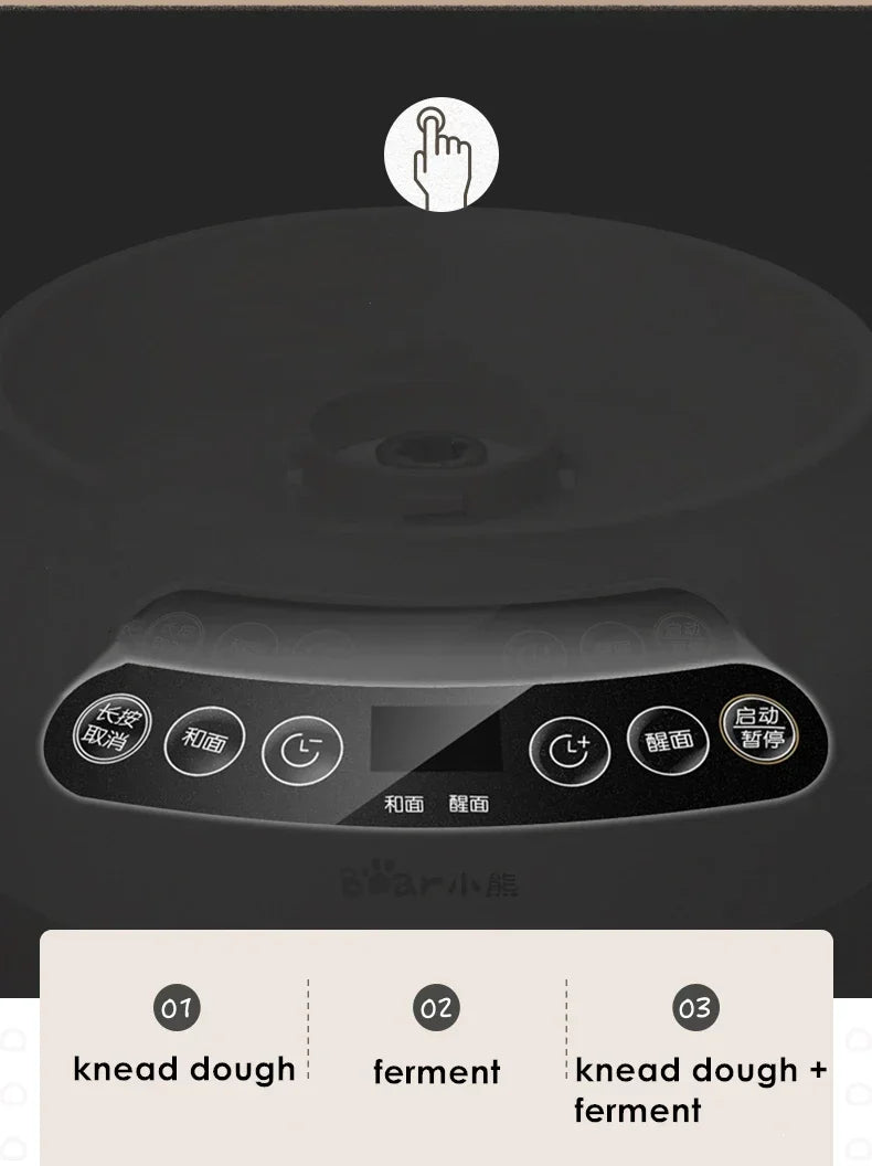 220V 7L Dough Maker flour mixers ferment dough Mixer Bread Kneading Stirring machine.