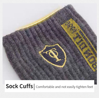 5 Pairs of Autumn and Winter MEN'S Sports Socks for Summer Leisure, Sweat Wicking, Lightweight and Breathable Basketball Socks.