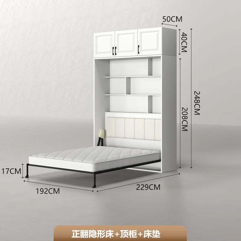 Multifunktionales faltbares Murphy-Bett, Klappbett unter dem Bett, um Platz zu sparen