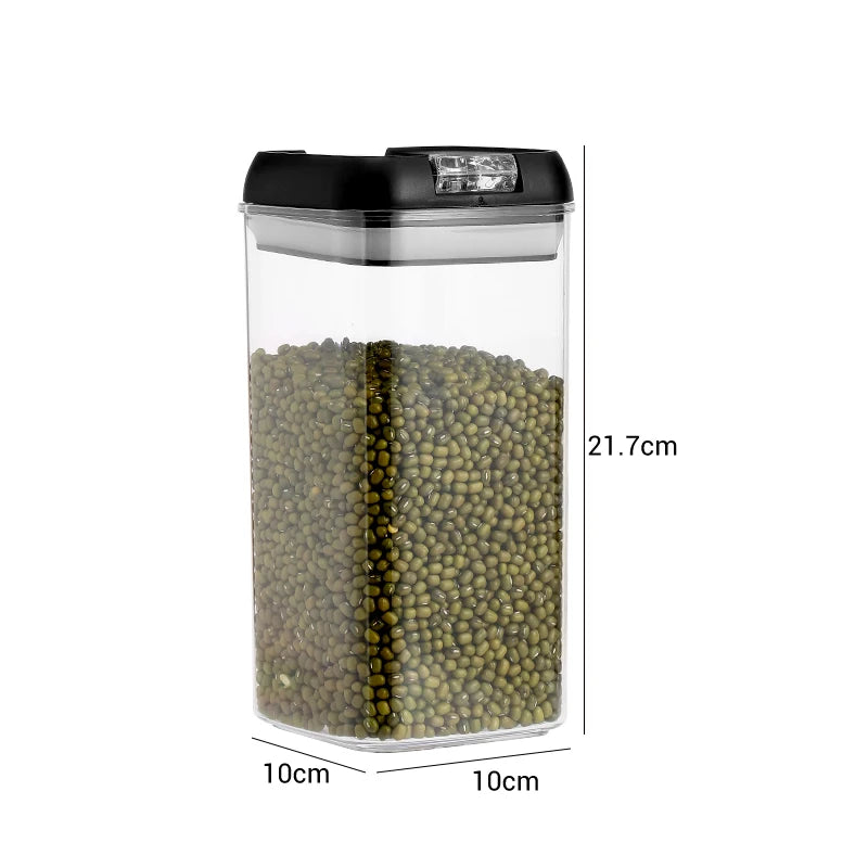 FAIS DU Food Storage Jar With Lid Kitchen Container Kitchen Organizer Stackable Dustproof Moisture Resistant Kitchen Accessories