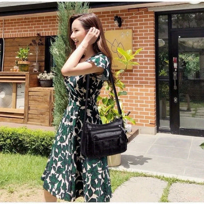 2025 New Large Capacity Middle aged Women's Bag Multi layer Lightweight Mother Bag Crossbody Bag Elderly Bag Shoulder Bag.