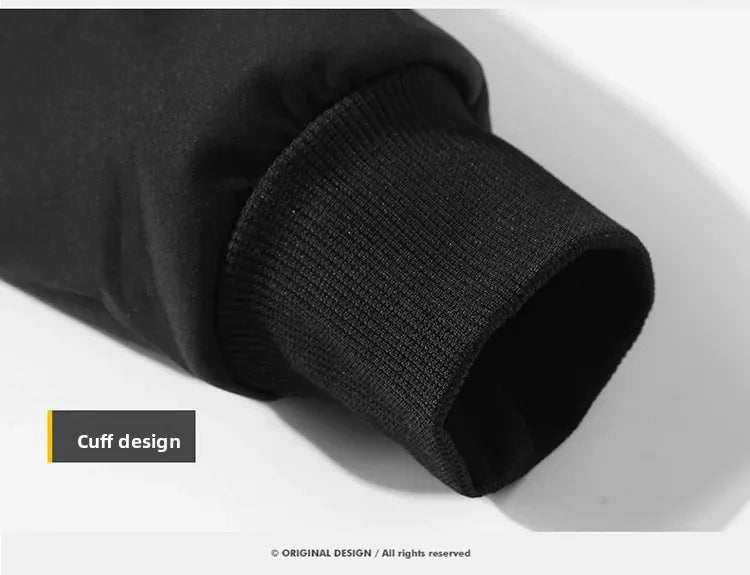 Men's Sportswear Set Spring Autumn Loose Stand Collar Two Pieces Casual Running Outfit Dad Clothes Comfortable Fitness Apparel.