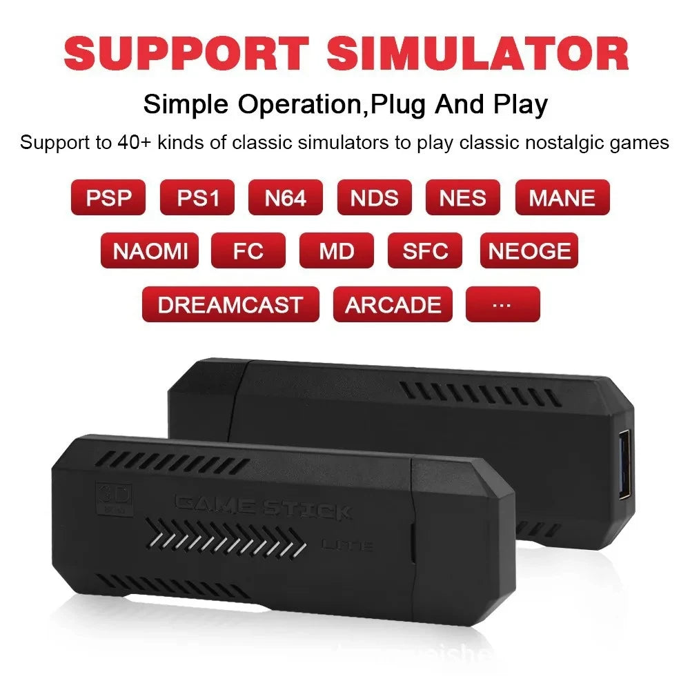 X2 Plus 256G 128G 64G GD10 Pro 4K Game Player 3D HD Retro Video Game Console Wireless Controller TV 50 Emulator For Kids Gifts.