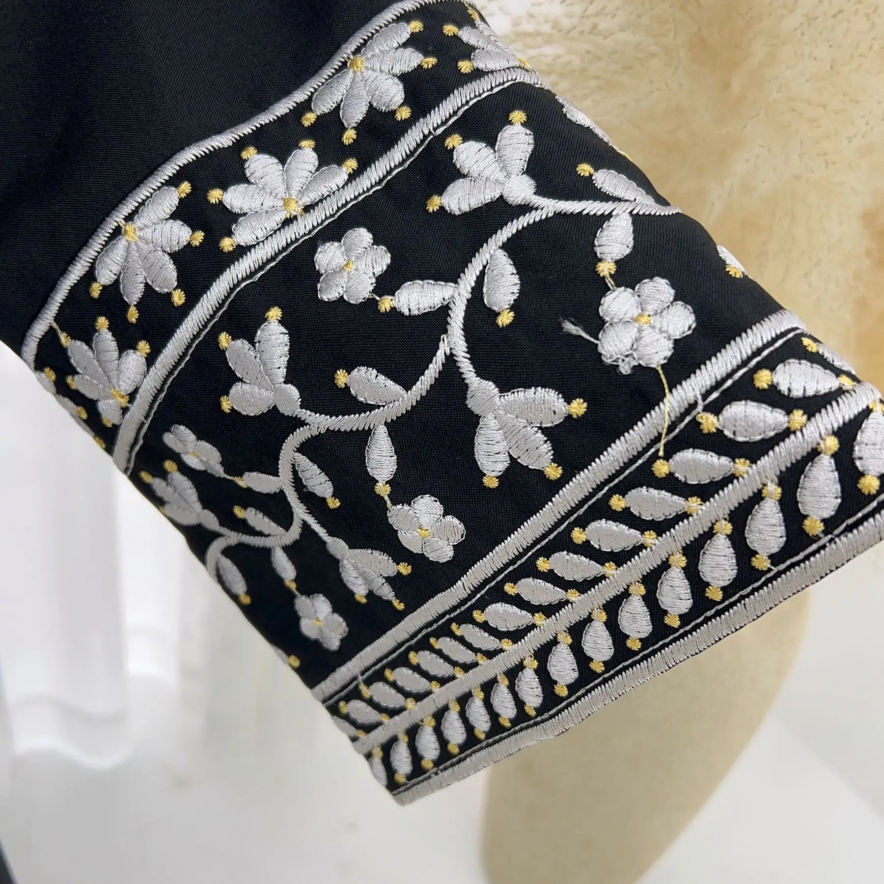 Modest Embroidered Kimono Dubai Abaya Middle East Türkiye Elegant Dress Eid Ramadan Kebaya Abayas F Women Caftan Marocain Femme.