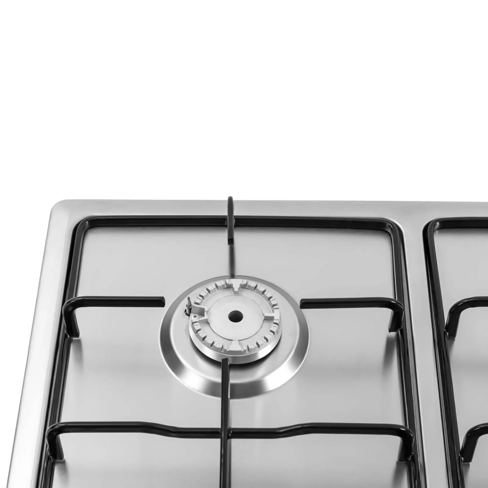 Stainless Steel Natural Gas Stove 4 Burners  High Efficiency Stove Stable Anti-slip Homes or Restaurants  Automatic Protection.