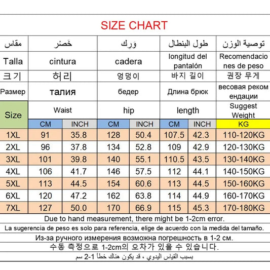 Men's Casual Pants Plus Size 110-180KG Stretch Slim Fit Elastic Waist Jogger Pants 1XL-7XL Classic Black Trousers Male Clothing.