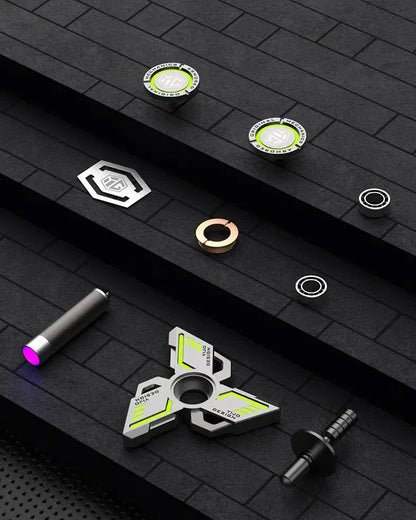 uminous metal EDC fidget spinner stress relief pressure reduction finger toy cool spinner ADHD  aids Creativity gift for boys.