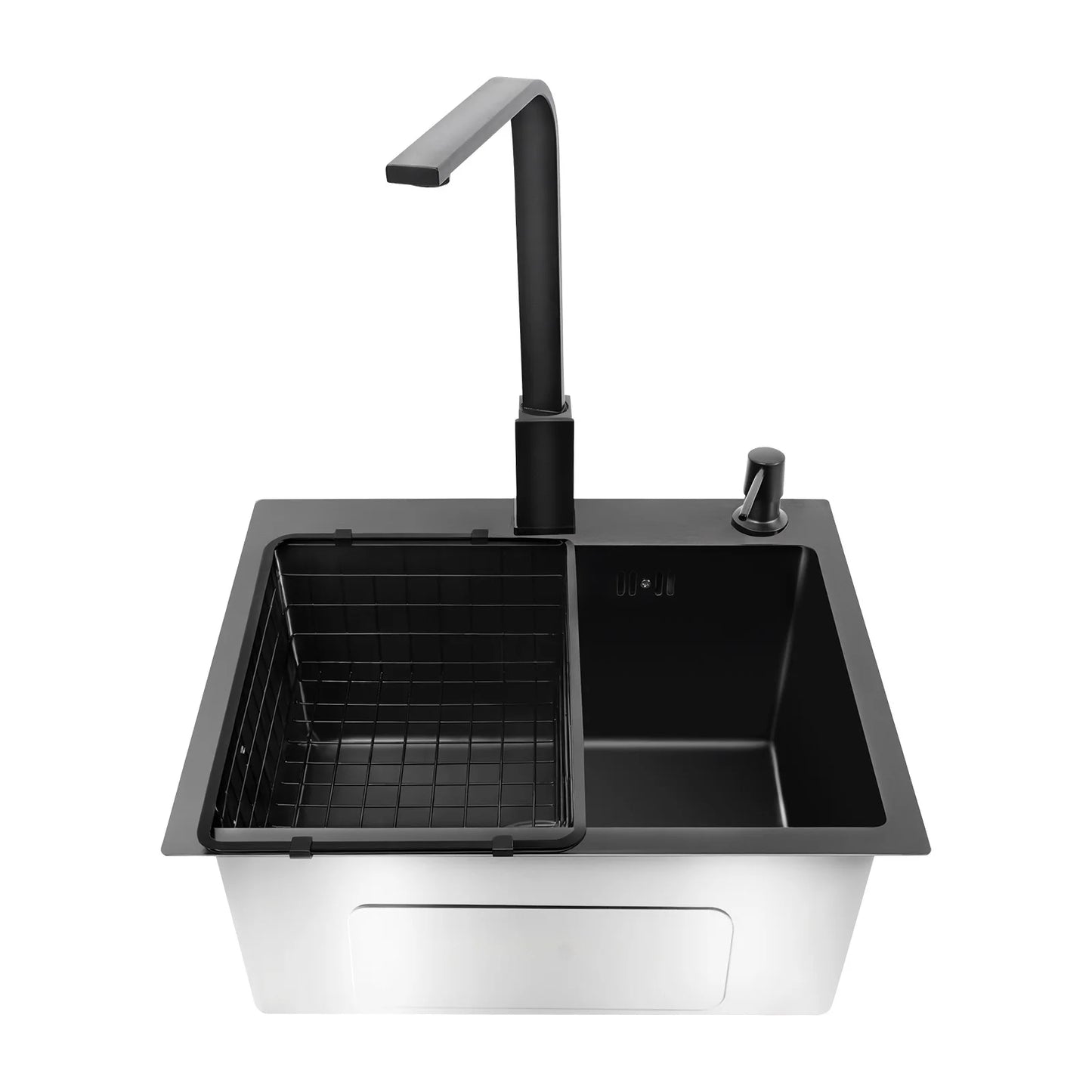 Komplettset für Küchenspüle mit 360° °   Drehbarer Wasserhahn für Familienrestaurant, Waschküche, Keller, Bar, Speisewagen, Dessert, Café