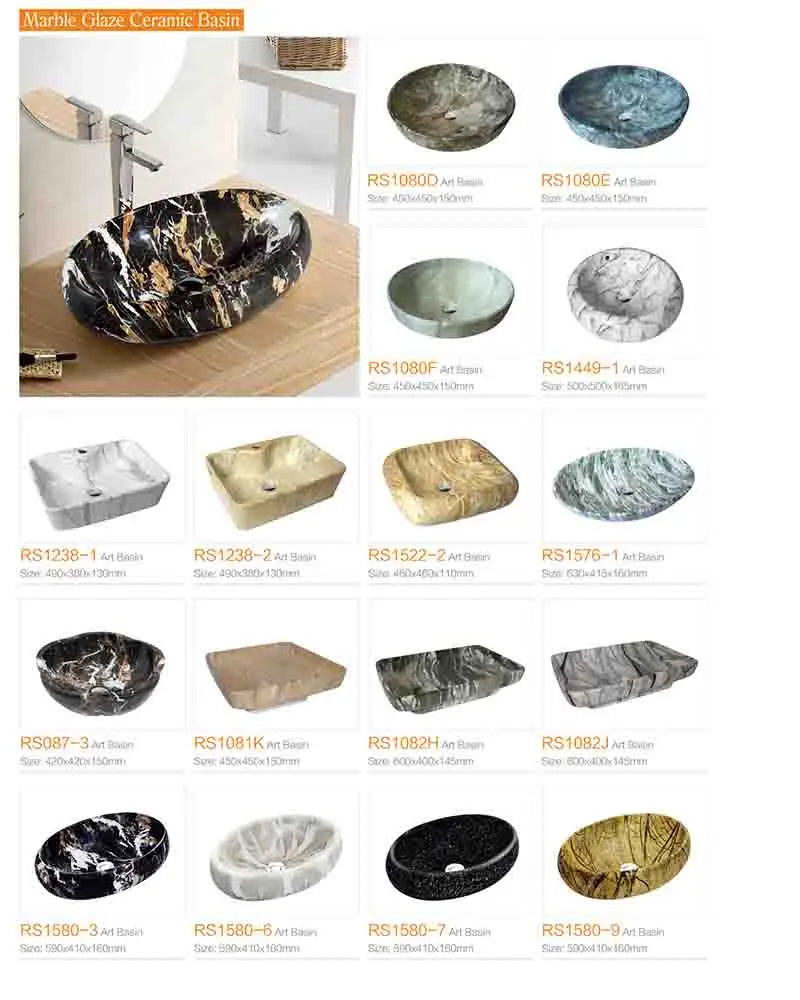 Heißer Verkauf Indischer Luxus-Stil Badezimmer Marmor Arbeitsplatte Keramik Handgefertigtes Waschbecken Installiertes ovales Kunstwaschbecken über der Arbeitsplatte