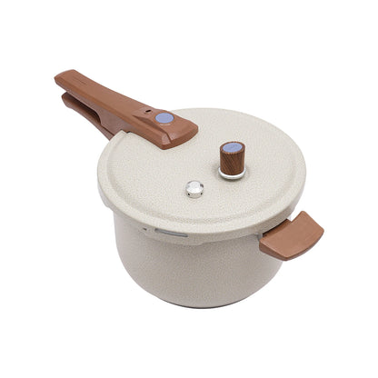 7L 24cm 80kPa Stainless Steel Pressure Cooker Beige Pressure Cooker For Cooking Kitchen Pot For Homes Fast Restaurants Hotels.